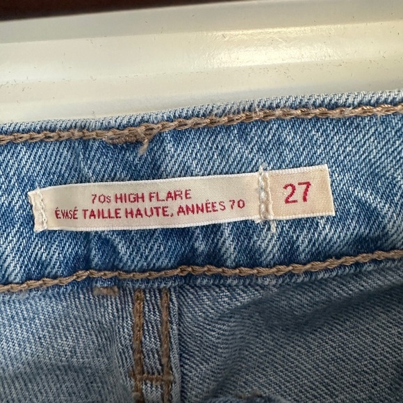 Levi's Light Blue Flare Jeans - Picture 4 of 4